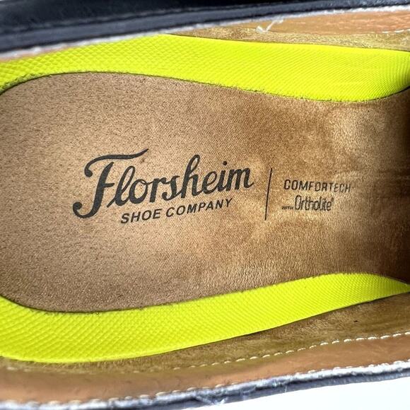 Florsheim Comfortech Black Oxford Derby shoes Men 11M FlexSole Ortholite Leather main image 12